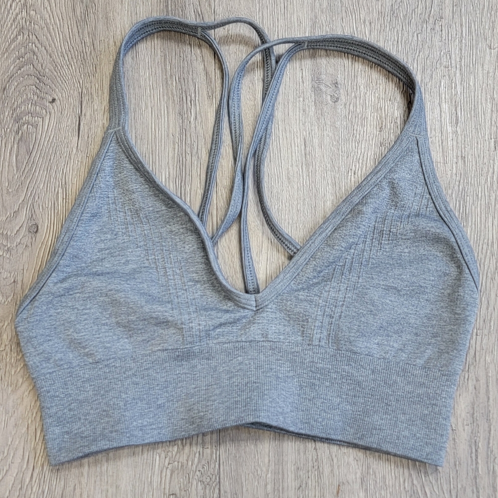 Lululemon Gray Sports Bralette